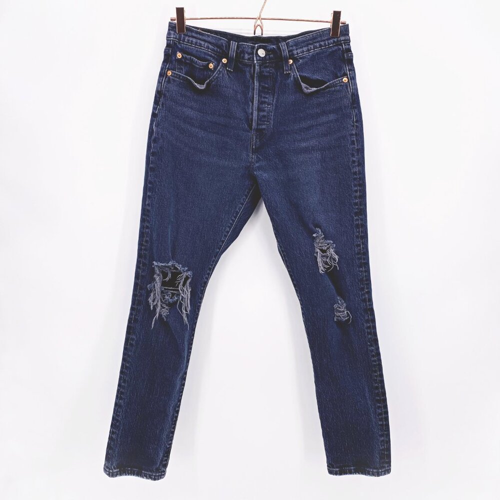 Levi's Premium 501 Button Fly Skinny Jeans
